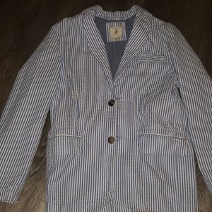 Boys lands end pinstripe blazer